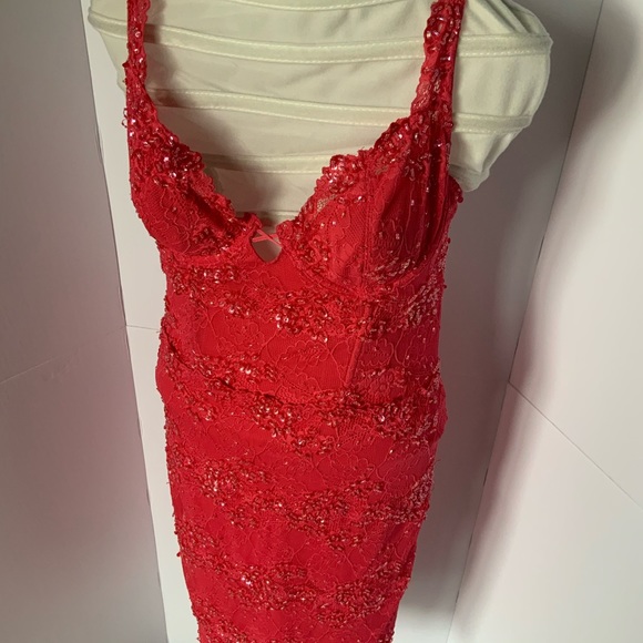 Marciano | lacey beaded dress - Picture 2 of 4